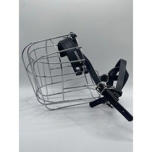 BRONZEDOG Dog Muzzle Metal Mask - Wire Basket - Adjustable leather Straps Large